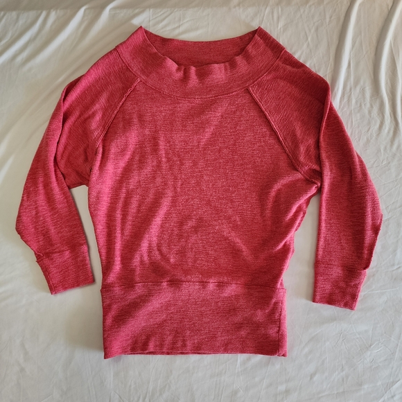 We The Free Vibrant Pink Off-the-Shoulder Sweater - Picture 1 of 8